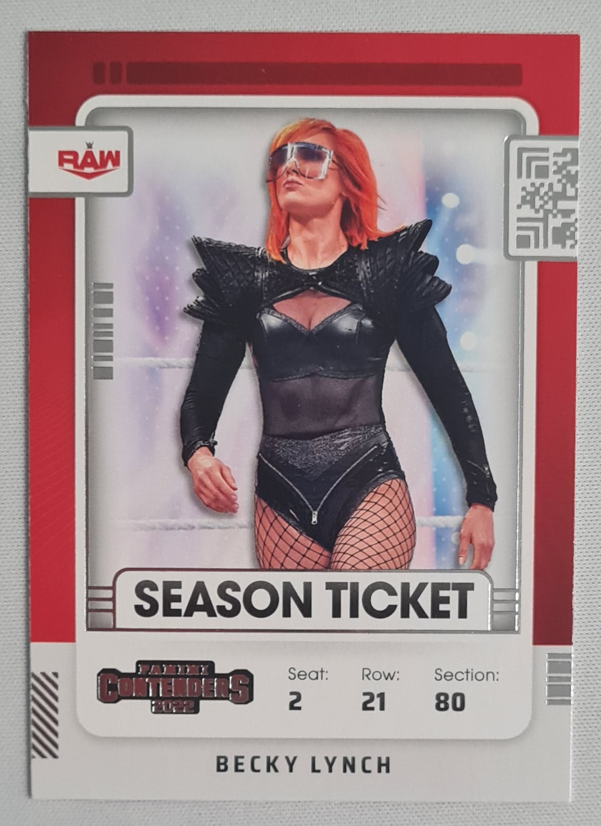 Becky Lynch - 2022 Panini Contenders Season Ticket WWE RAW #103