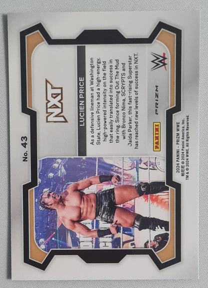 Lucien Price - 2024 Panini Green Prizm WWE #43