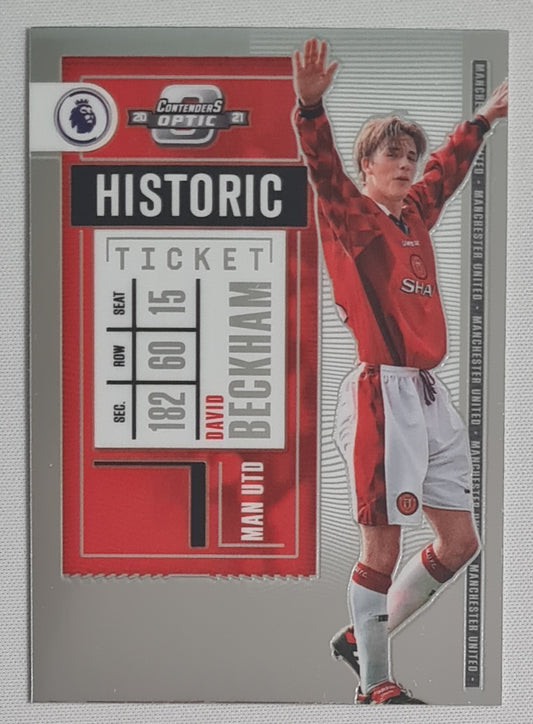 David Beckham - 2020 Panini Chronicles Contenders Optic Soccer #1 Historic Ticket (PL)