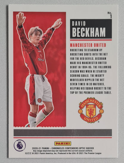 David Beckham - 2020 Panini Chronicles Contenders Optic Soccer #1 Historic Ticket (PL)