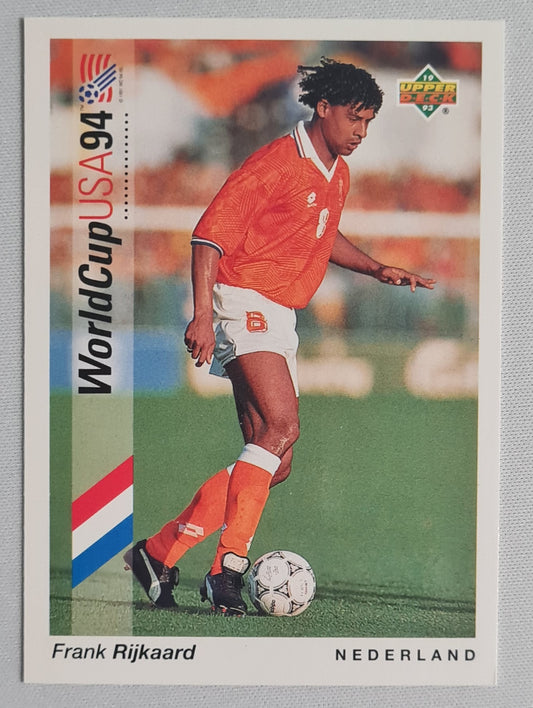 Frank Rijkaard - 1993 Upper Deck #18 - 1994 World Cup USA - Holland