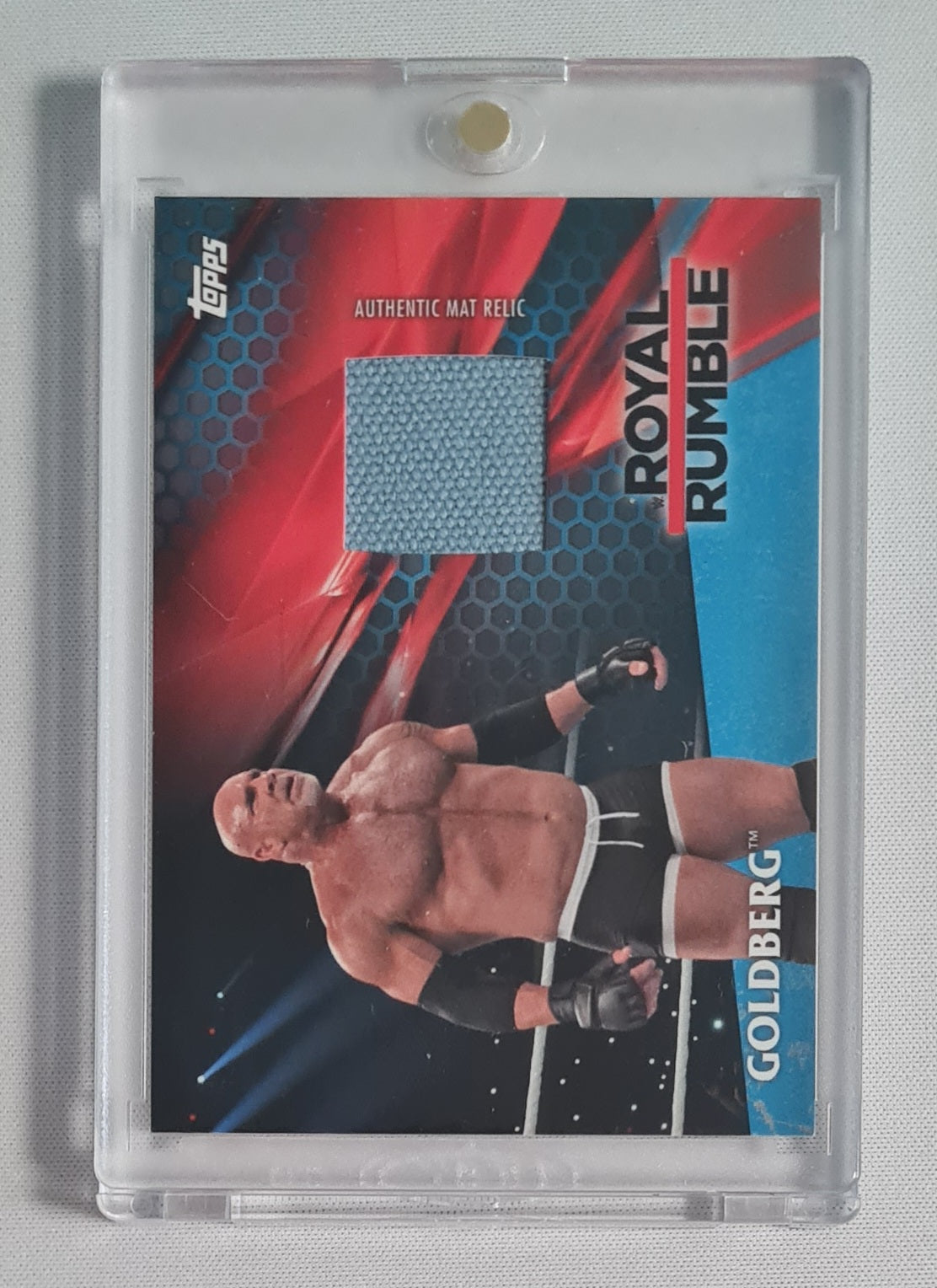 Goldberg - 2012 Topps WWE Superstar "Royal Rumble" w/ Authentic Mat Relic 2017 /50