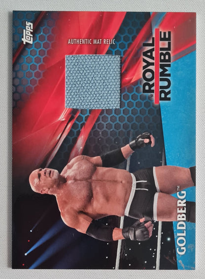Goldberg - 2012 Topps WWE Superstar "Royal Rumble" w/ Authentic Mat Relic 2017 /50
