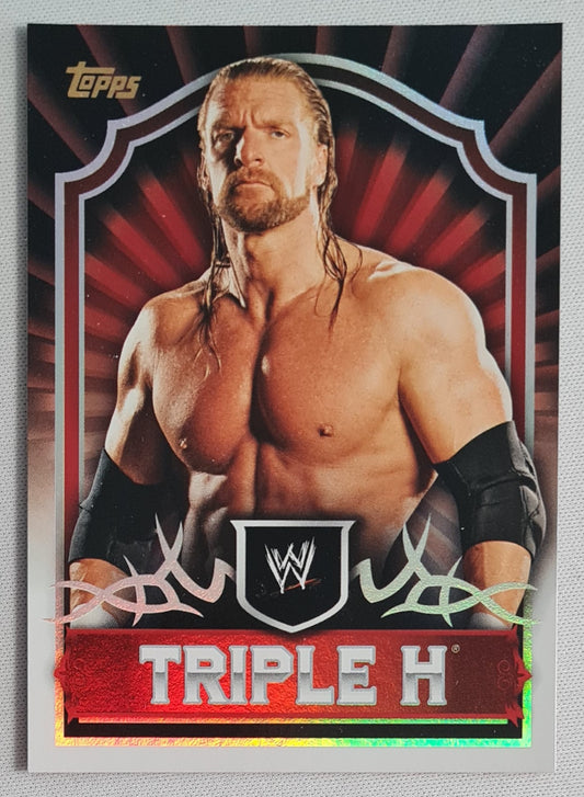 Triple H - 2011 Topps WWE Classic #68 Holo Refractor