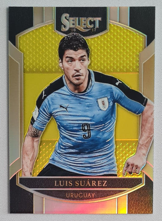 Luis Suarez - 2016-17 Panini Select Soccer #3 AUF Uruguay /125