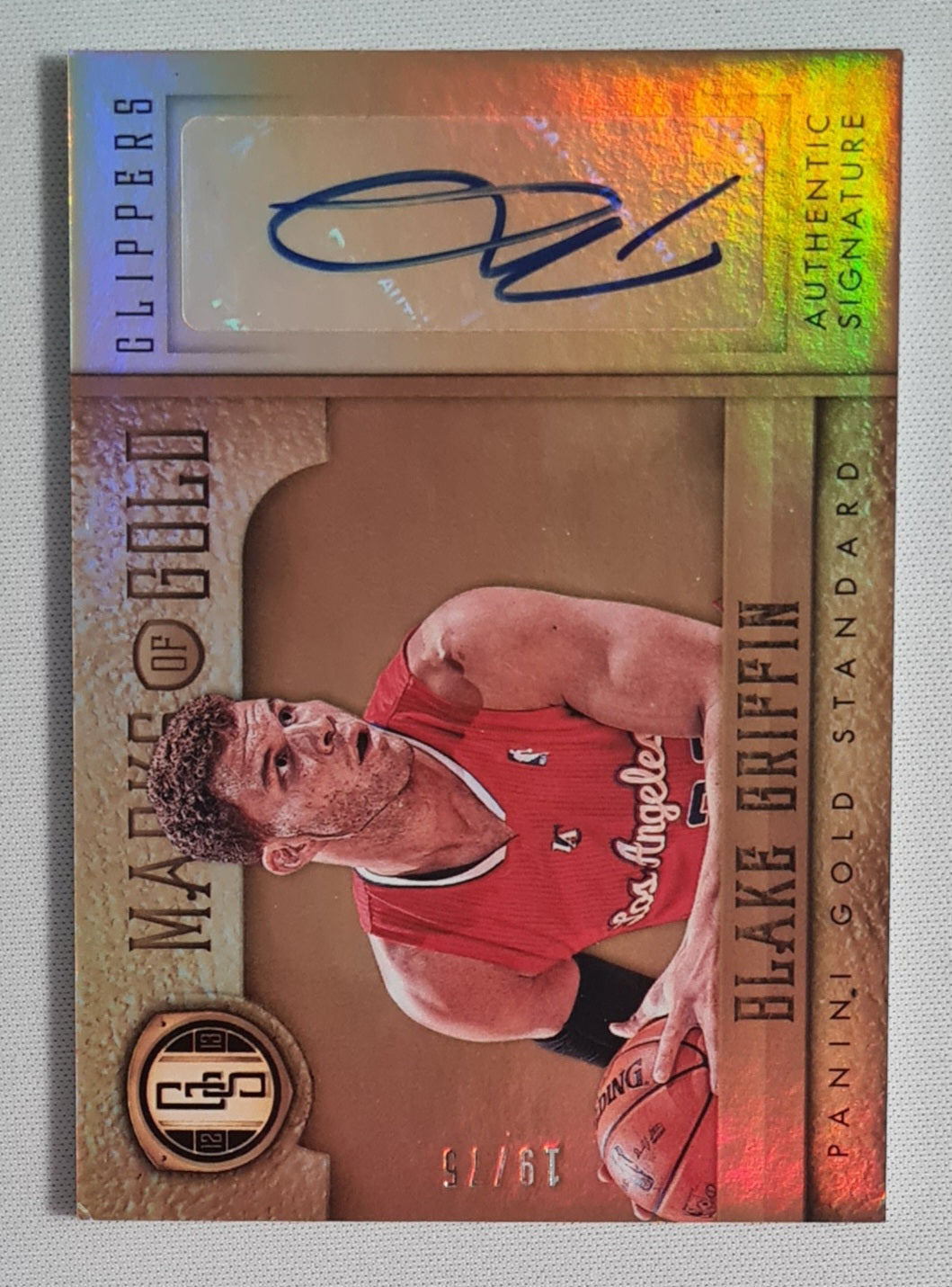 Blake Griffin - 2012/13 Panini Gold Standard Basketball NBA L.A. Clippers #35 /Autograph/75