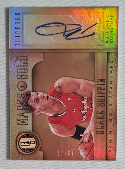 Blake Griffin - 2012/13 Panini Gold Standard Basketball NBA L.A. Clippers #35 /Autograph/75