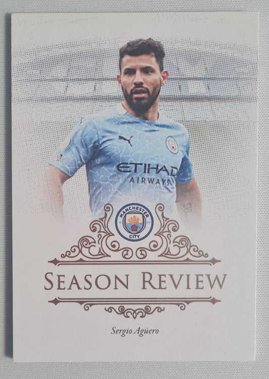 Sergio Aguero - 2021 Futera (Season Review) Manchester City #SRM01 /30