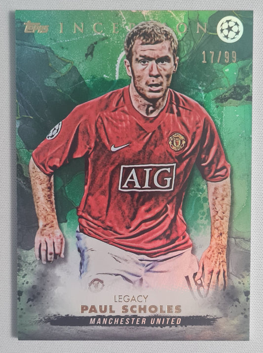 Paul Scholes - 2023 Topps Inception (CL) Manchester United Legacy /99