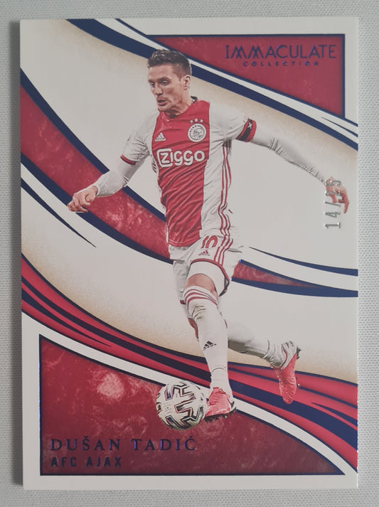 Dusan Tadic - 2020 Panini Immaculate Collection Soccer #13 AFC Ajax /25