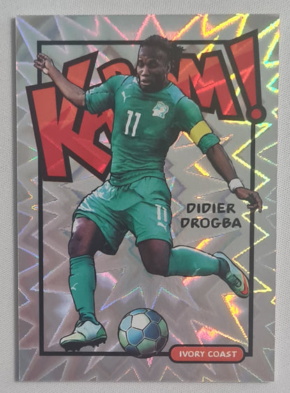 Didier Drobga - 2017/18 Panini Select Soccer KABOOM! Ivory Coast #18 Case hit!