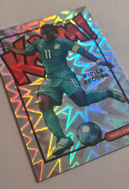 Didier Drobga - 2017/18 Panini Select Soccer KABOOM! Ivory Coast #18 Case hit!
