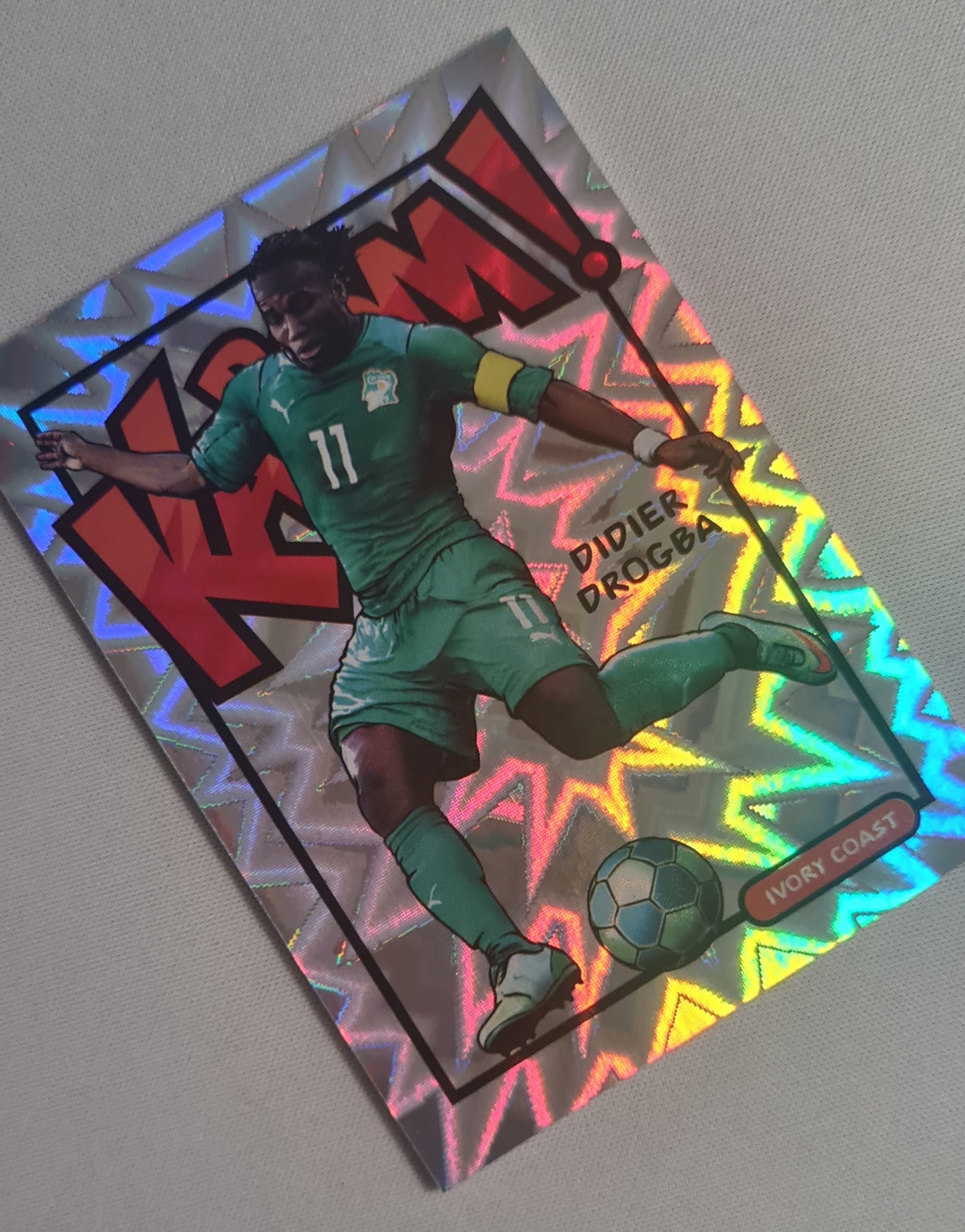 Didier Drobga - 2017/18 Panini Select Soccer KABOOM! Ivory Coast #18 Case hit!