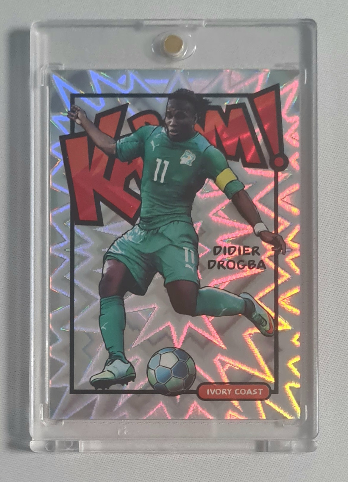 Didier Drobga - 2017/18 Panini Select Soccer KABOOM! Ivory Coast #18 Case hit!