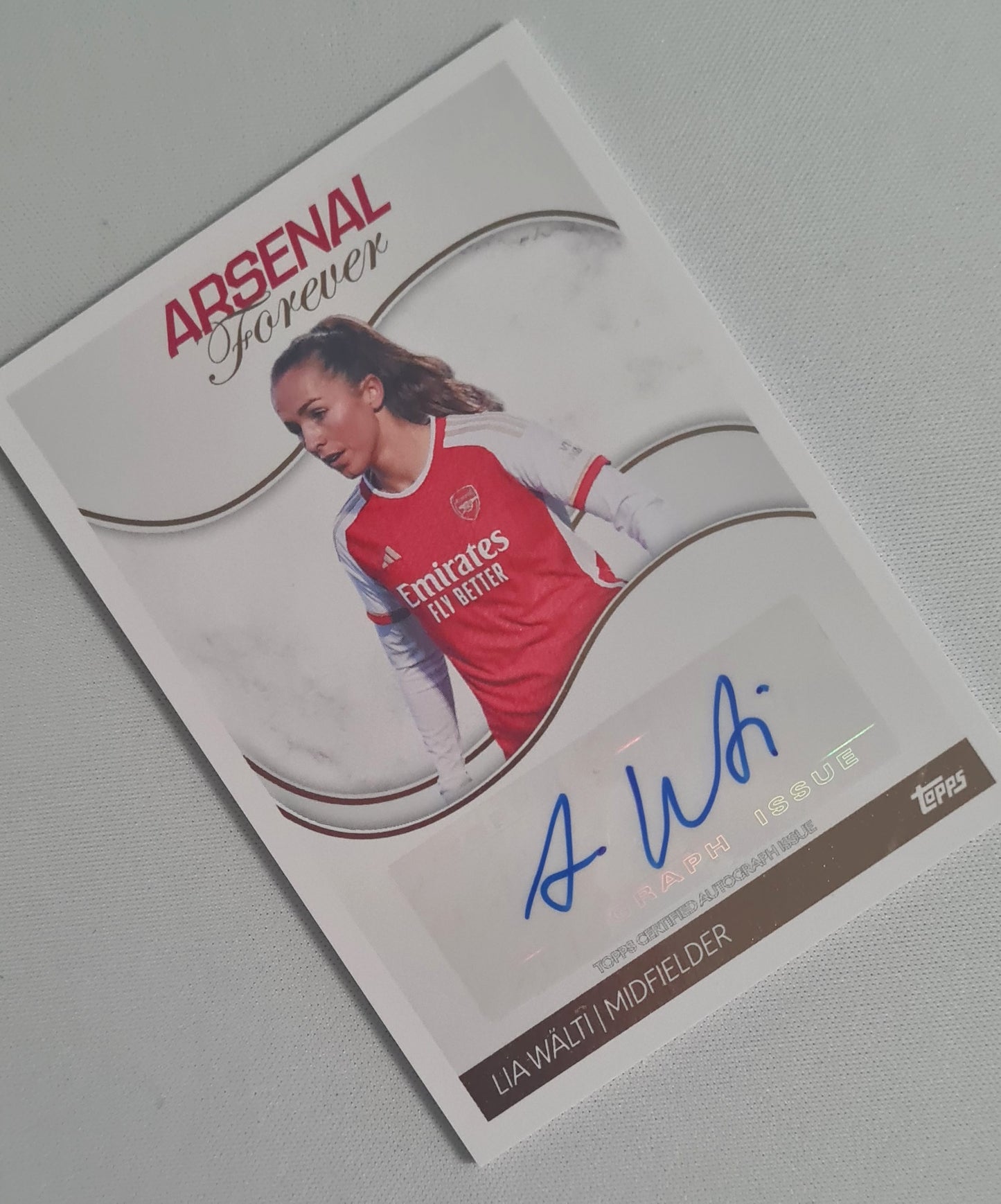 Lia Walti - 2024 Topps Arsenal Forever #AW-Ll /Autograph