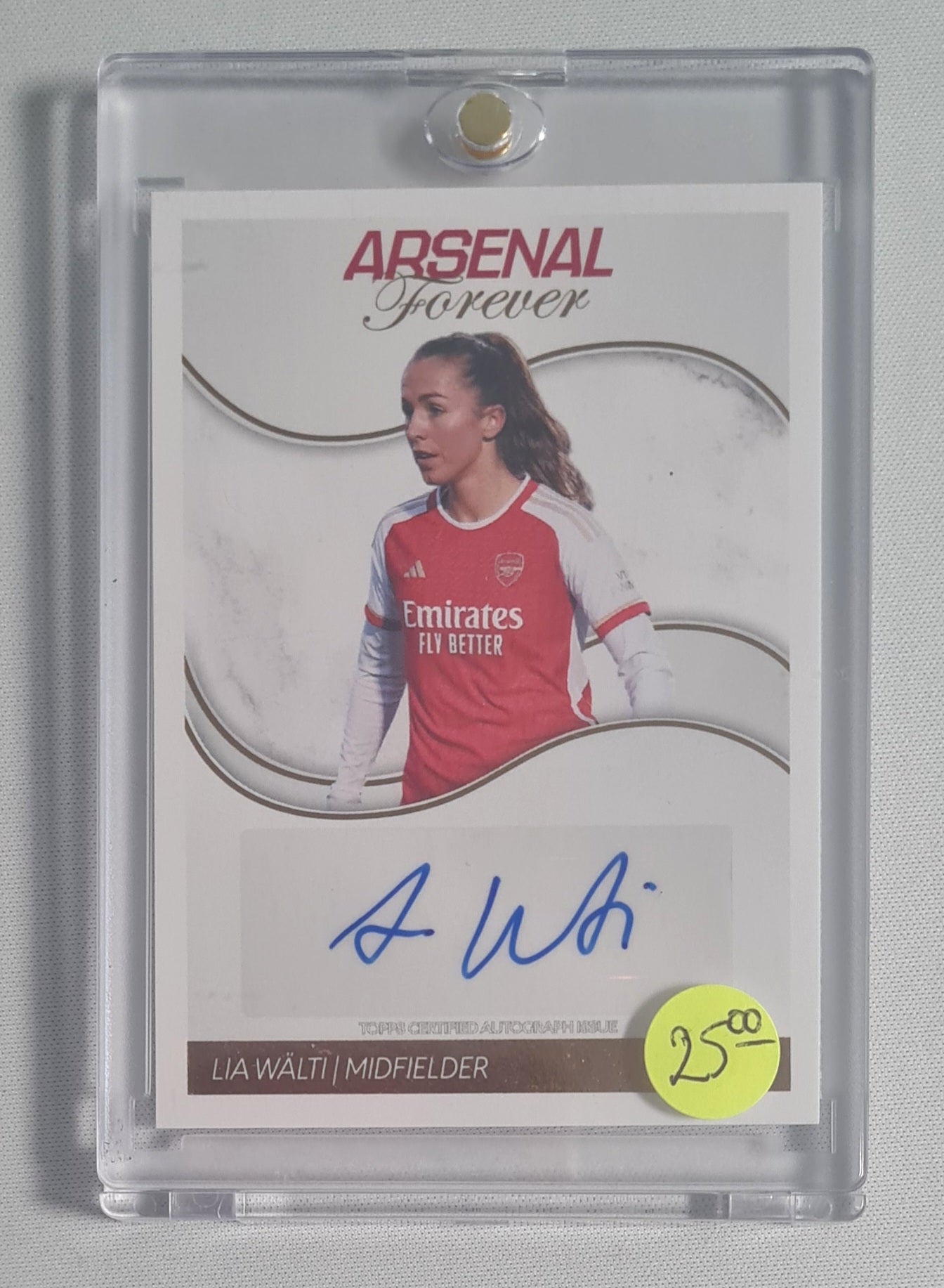 Lia Walti - 2024 Topps Arsenal Forever #AW-Ll /Autograph