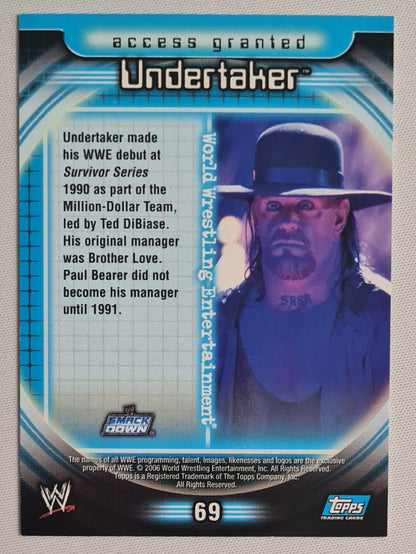 Undertaker - 2006 Topps WWE Restricted Access #69