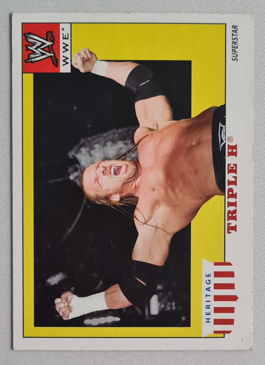 Triple H  - 2008 Topps Heritage WWE IV #52
