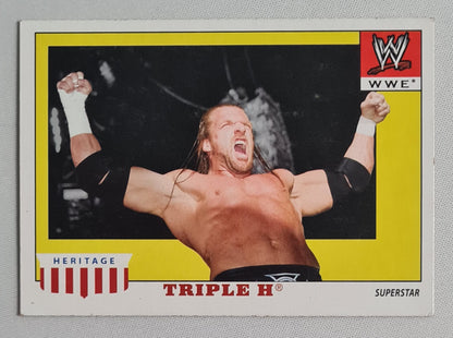 Triple H  - 2008 Topps Heritage WWE IV #52