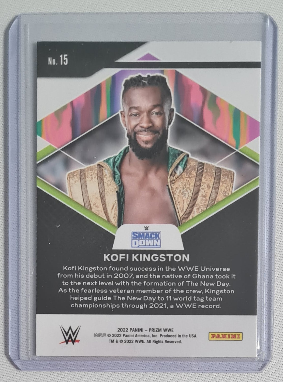 WWE Wrestling Lot (5 Cards) - 2022 Panini Prizm Fearless (WWE Smack Down & Raw)