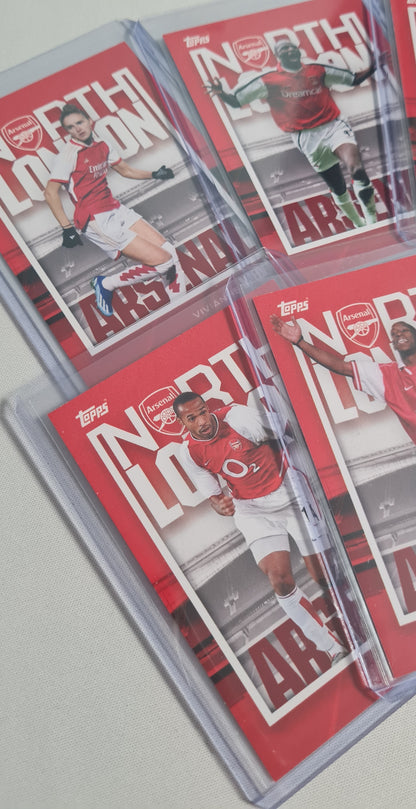 Arsenal North London Lot (6 Cards) - 2024 Topps Arsenal Collection