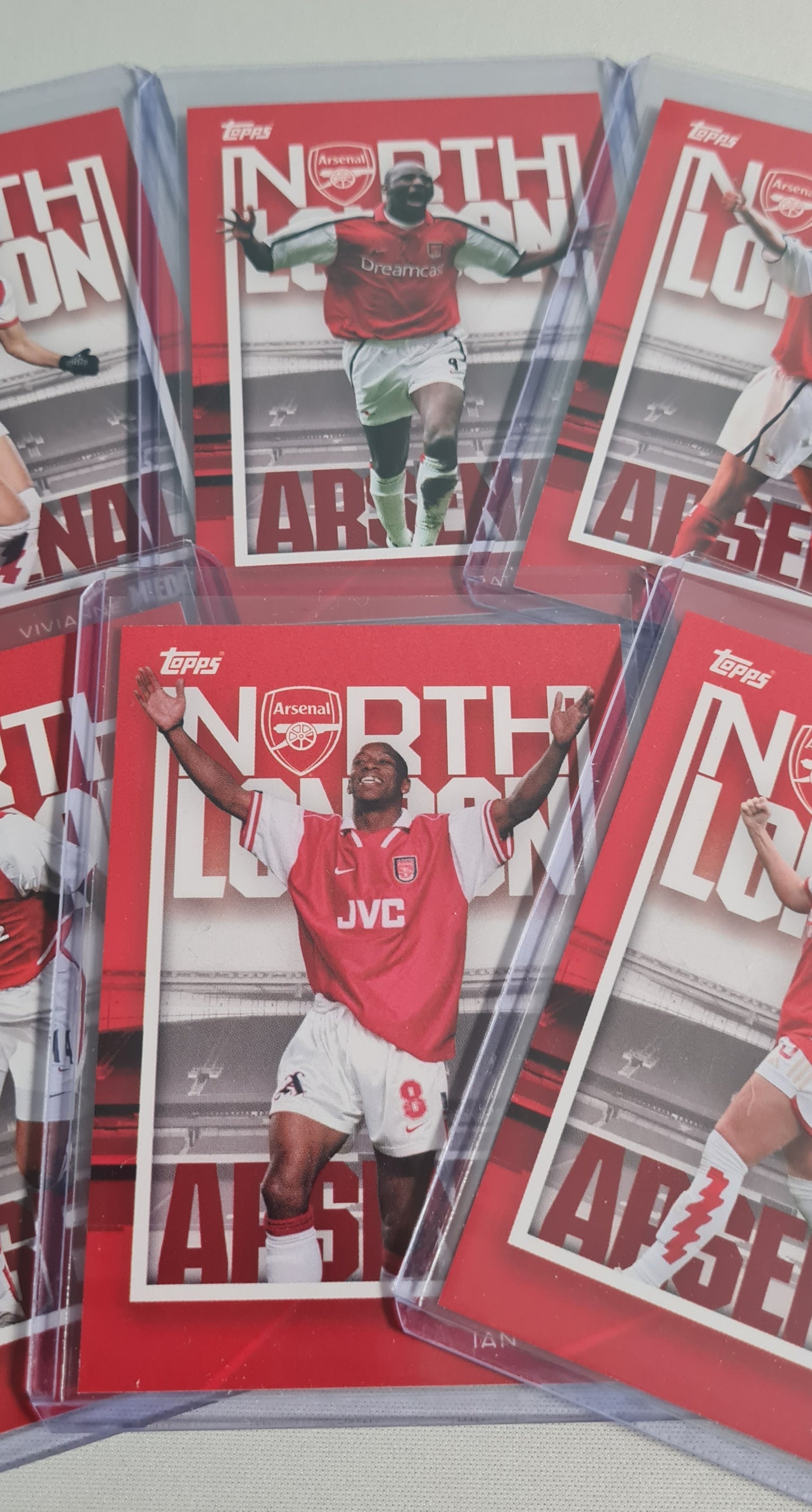 Arsenal North London Lot (6 Cards) - 2024 Topps Arsenal Collection