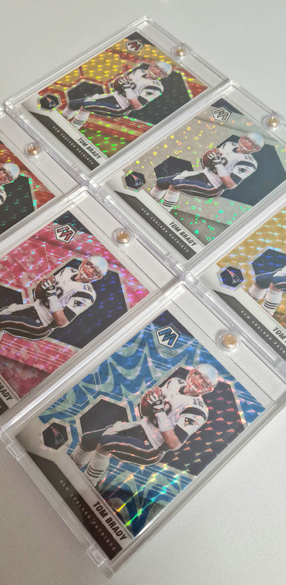 NFL Football Tom Brady New England Patriots Lot (11 Cards) - 2021 Panini Mosaic Football Prizm #137