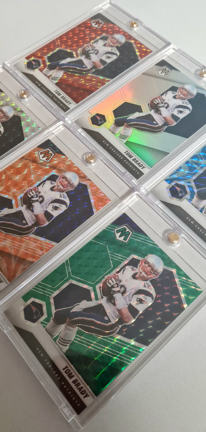 NFL Football Tom Brady New England Patriots Lot (11 Cards) - 2021 Panini Mosaic Football Prizm #137
