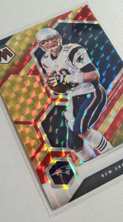 NFL Football Tom Brady New England Patriots Lot (11 Cards) - 2021 Panini Mosaic Football Prizm #137