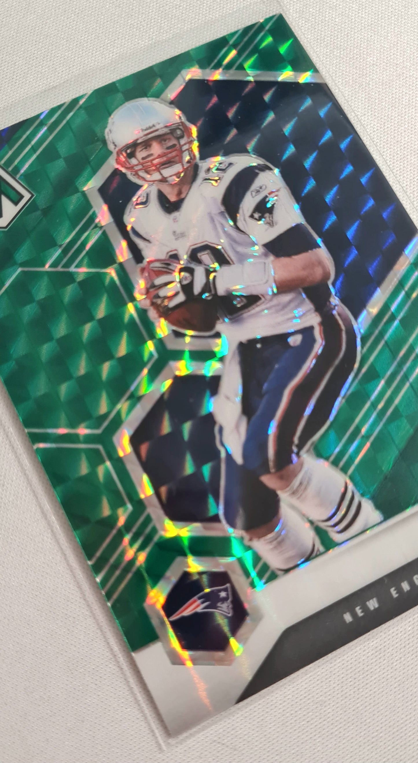 NFL Football Tom Brady New England Patriots Lot (11 Cards) - 2021 Panini Mosaic Football Prizm #137