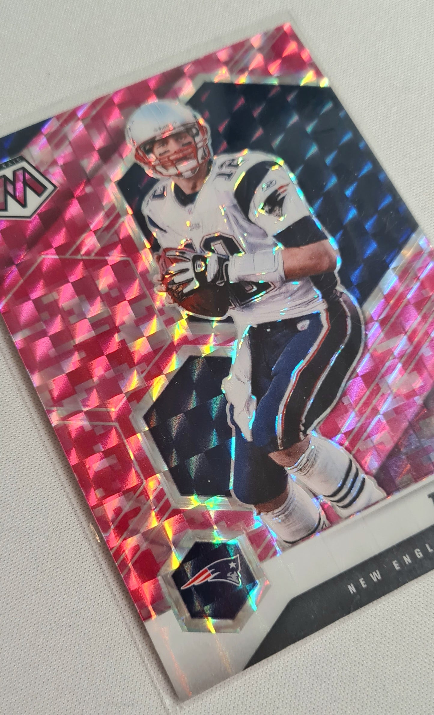 NFL Football Tom Brady New England Patriots Lot (11 Cards) - 2021 Panini Mosaic Football Prizm #137