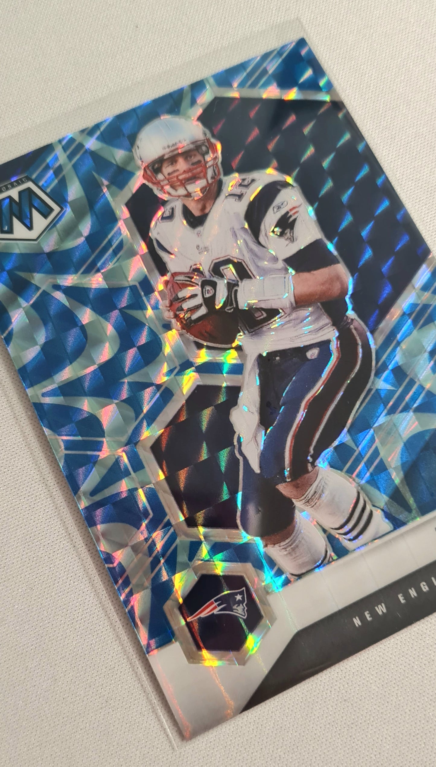 NFL Football Tom Brady New England Patriots Lot (11 Cards) - 2021 Panini Mosaic Football Prizm #137