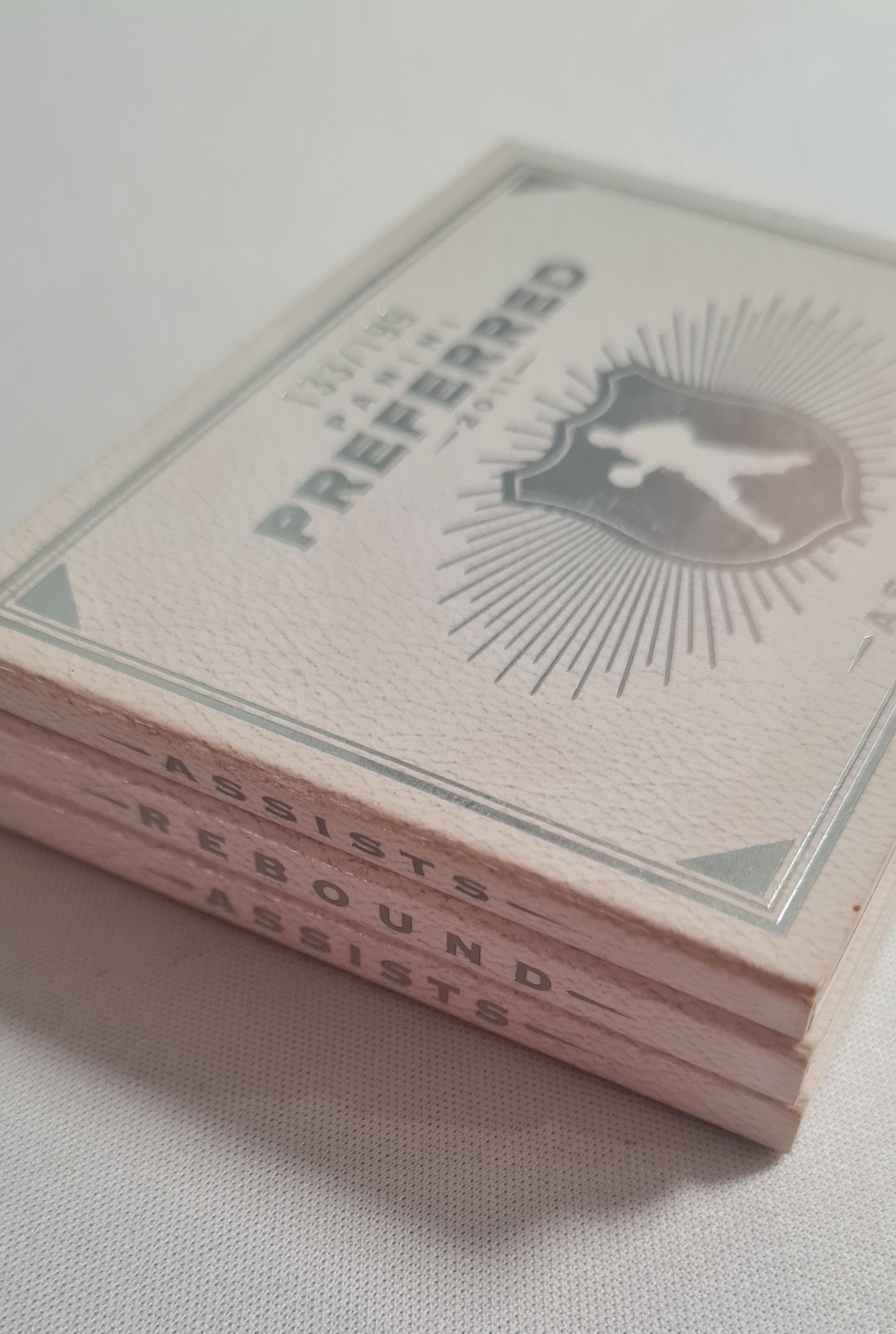 NBA Basketball Booklet Lot of 3 - 2011 Panini Preferred Assists (2) + Rebound (1) /Patches