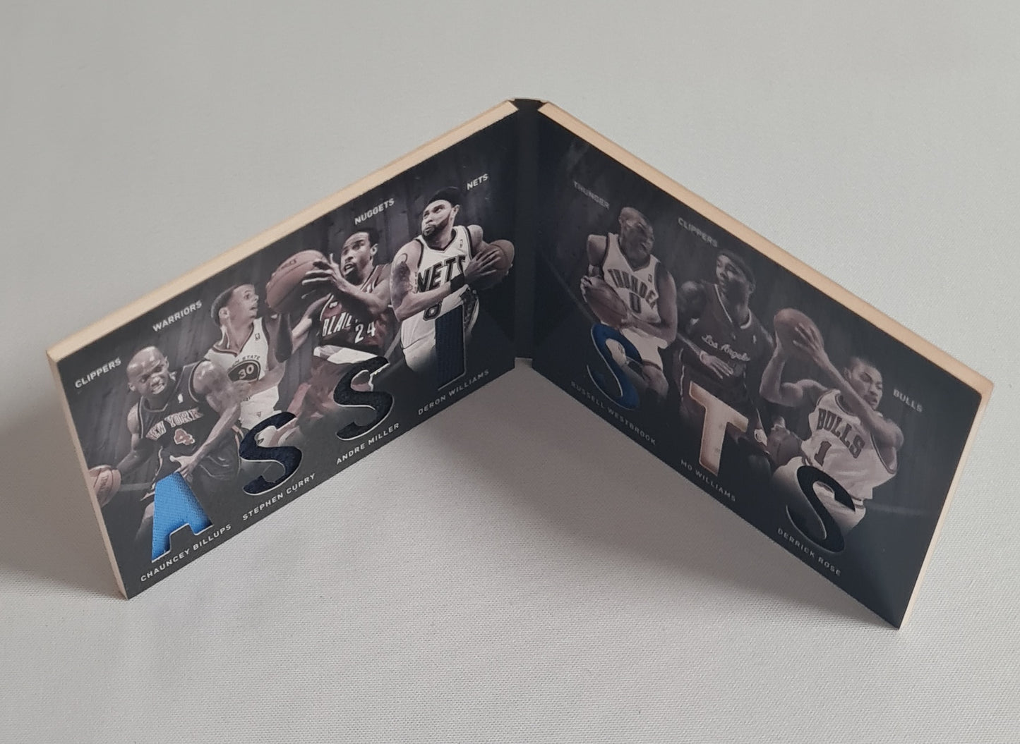 NBA Basketball Booklet Lot of 3 - 2011 Panini Preferred Assists (2) + Rebound (1) /Patches