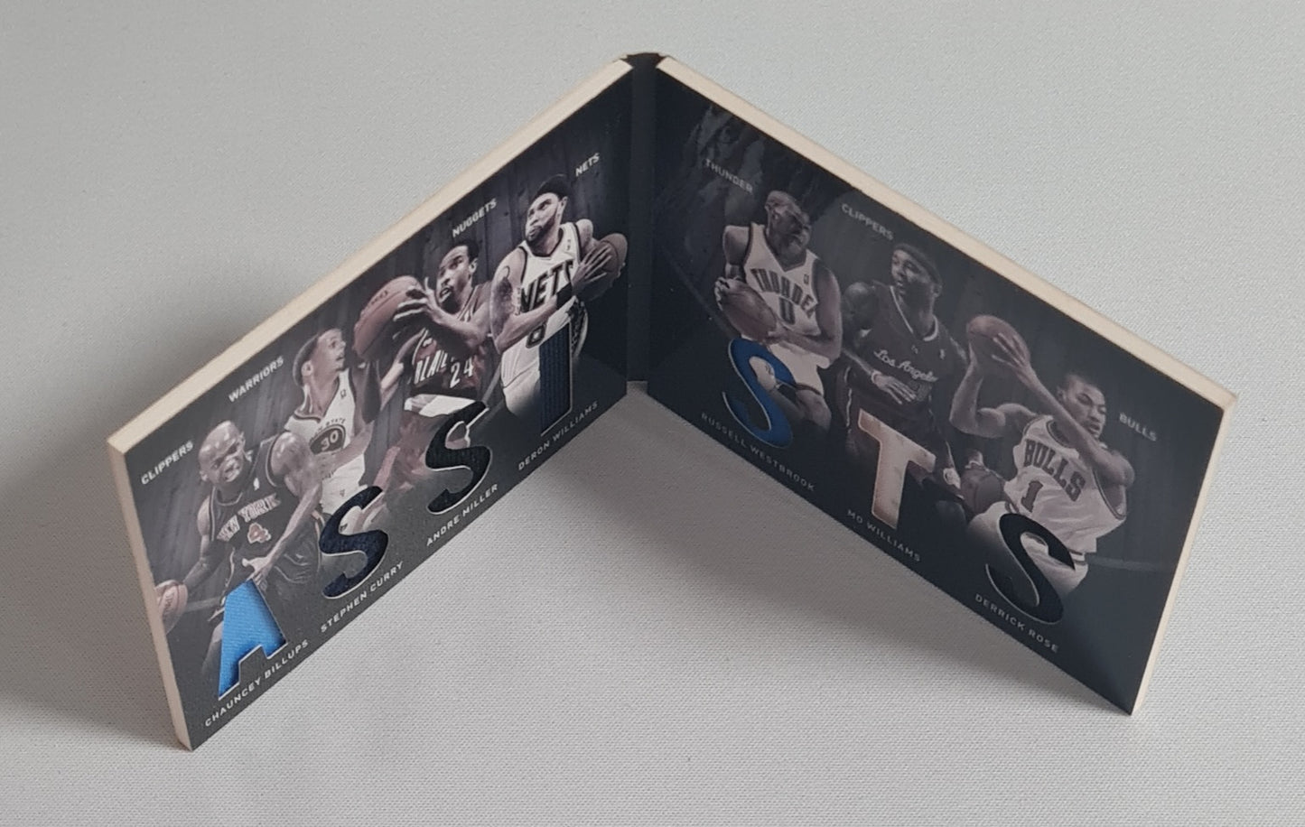 NBA Basketball Booklet Lot of 3 - 2011 Panini Preferred Assists (2) + Rebound (1) /Patches