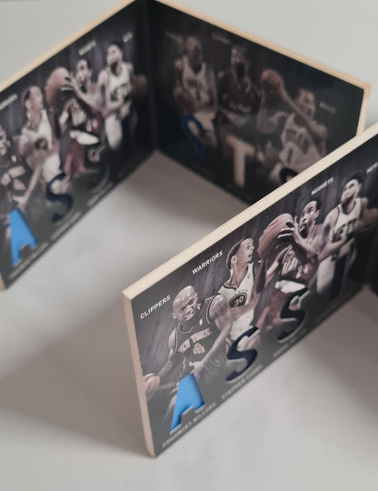 NBA Basketball Booklet Lot of 3 - 2011 Panini Preferred Assists (2) + Rebound (1) /Patches