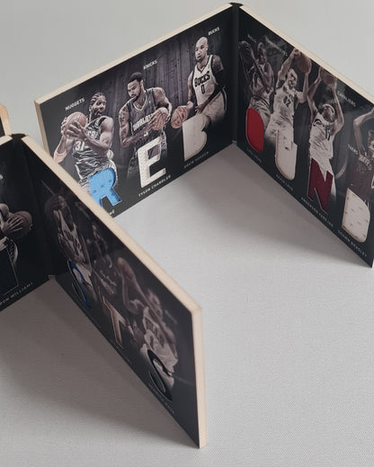 NBA Basketball Booklet Lot of 3 - 2011 Panini Preferred Assists (2) + Rebound (1) /Patches