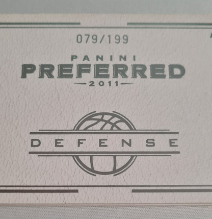 NBA Basketball Booklet Lot of 3 - 2011 Panini Preferred Forward (1) + Defense (2) /Patches