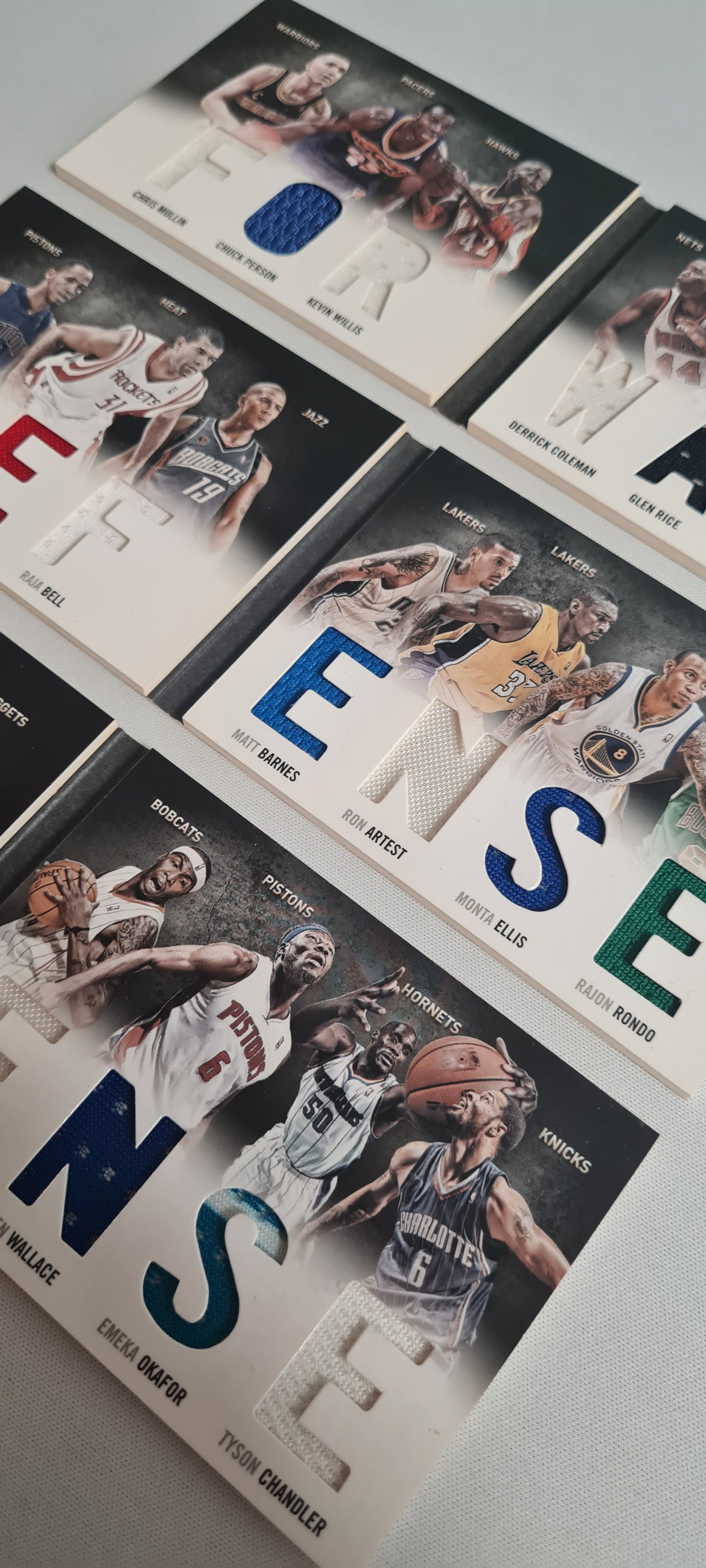 NBA Basketball Booklet Lot of 3 - 2011 Panini Preferred Forward (1) + Defense (2) /Patches