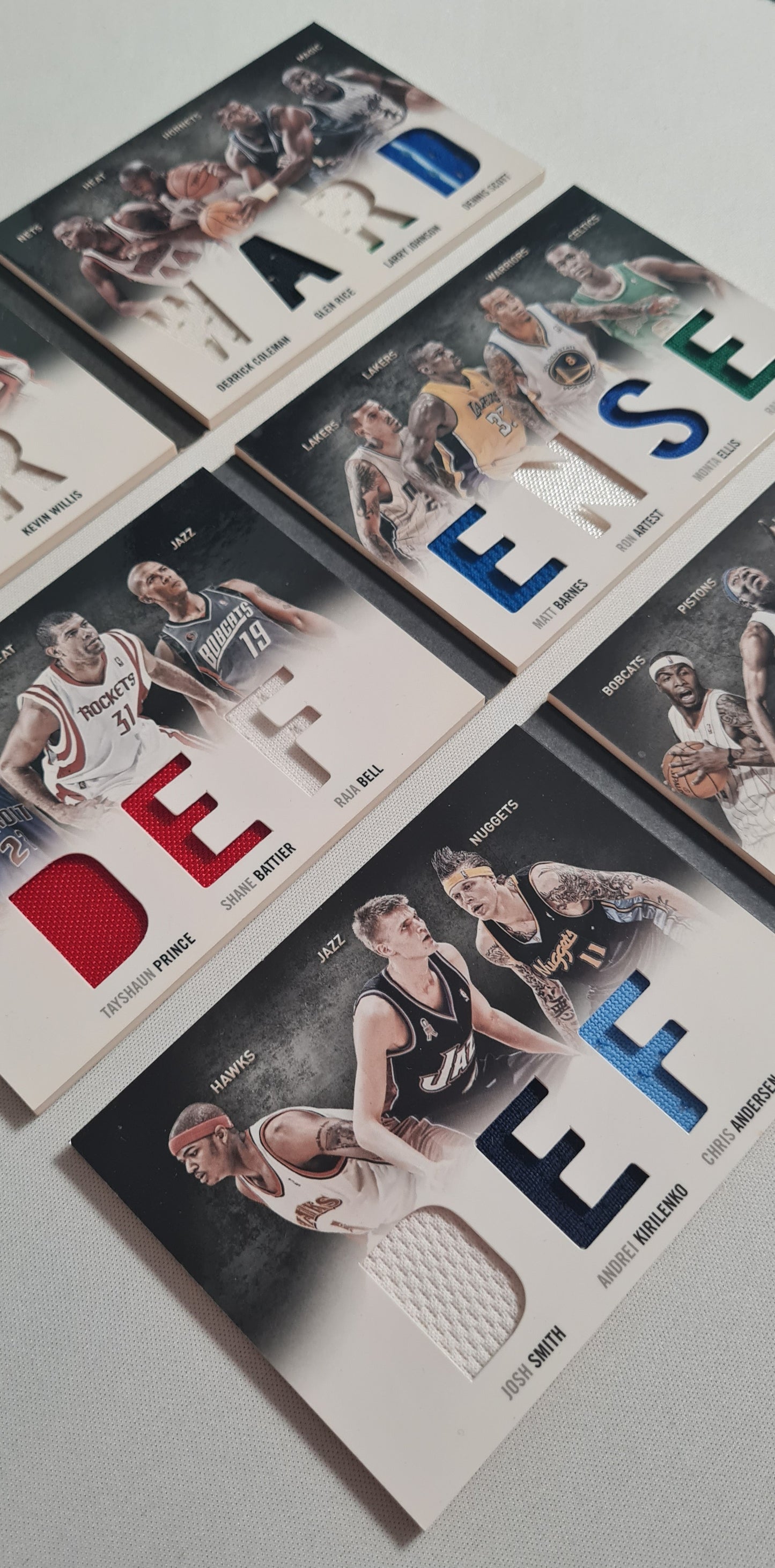 NBA Basketball Booklet Lot of 3 - 2011 Panini Preferred Forward (1) + Defense (2) /Patches