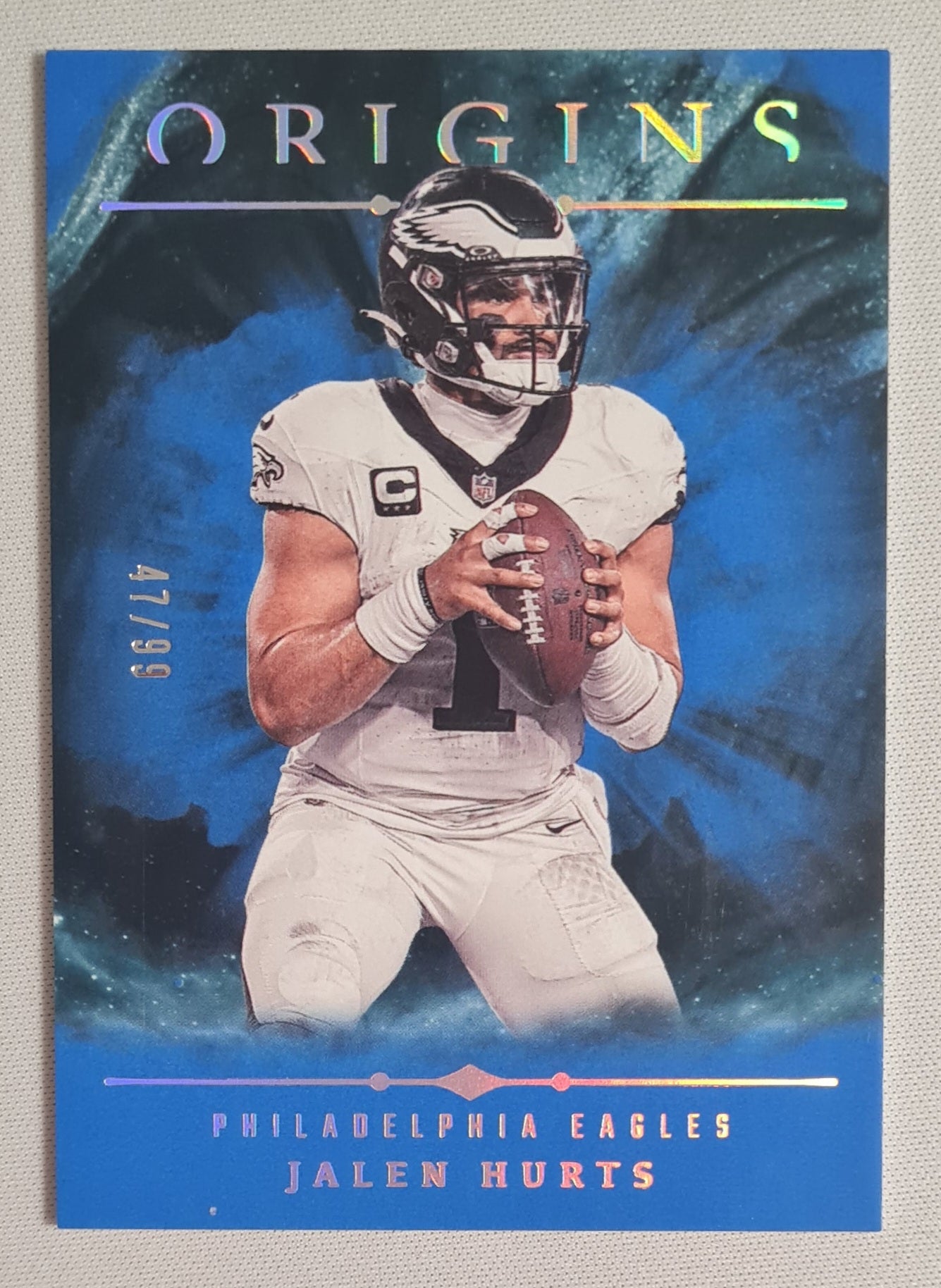 Jalen Hurts - 2024 Panini Origins Football NFL Eagles #35 Blue /99