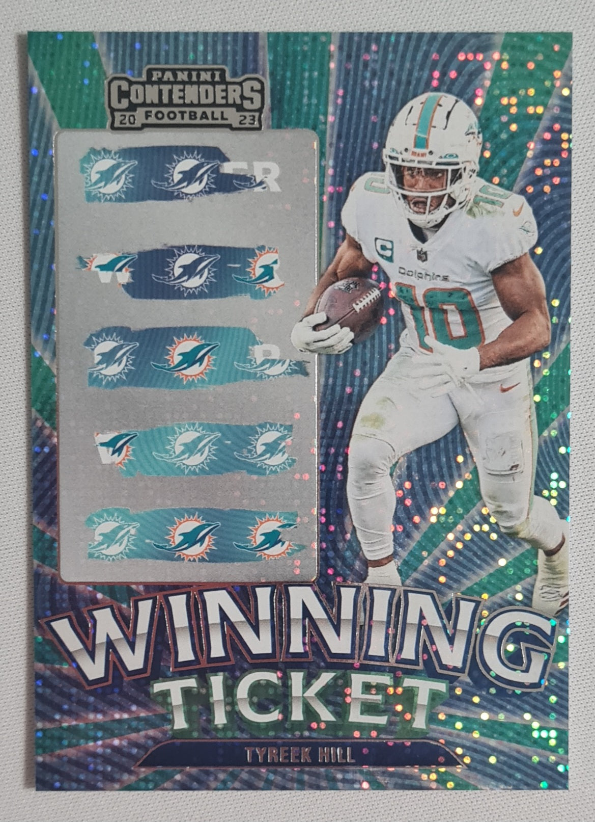 Tyreek Hill - 2023 Panini Contenders Football "Winning Ticket" NFL Dolphins #17