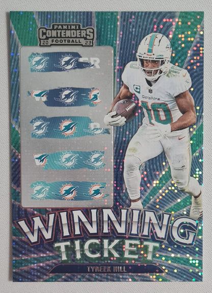 Tyreek Hill - 2023 Panini Contenders Football "Winning Ticket" NFL Dolphins #17