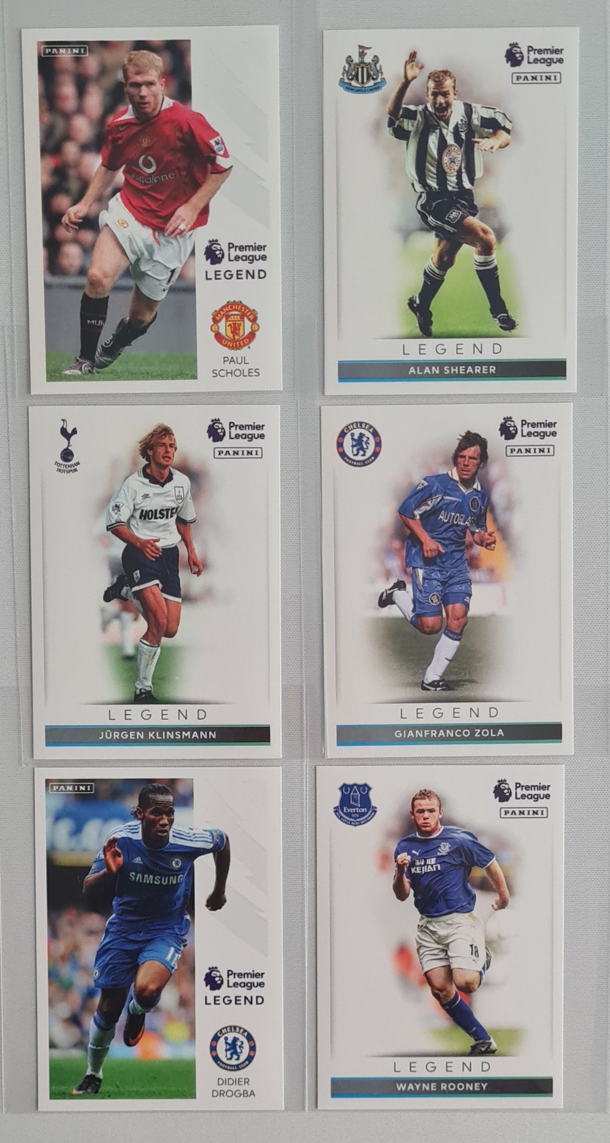 Soccer Panini (Lot 6 Stickers) Premier league Sticker Collection (Mini) - 2022/23 Premier League Legend