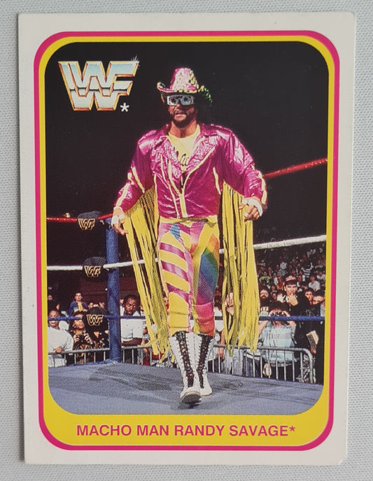 Macho Man Randy Savage - 1991 WWF Wrestling Merlin Trading Cards