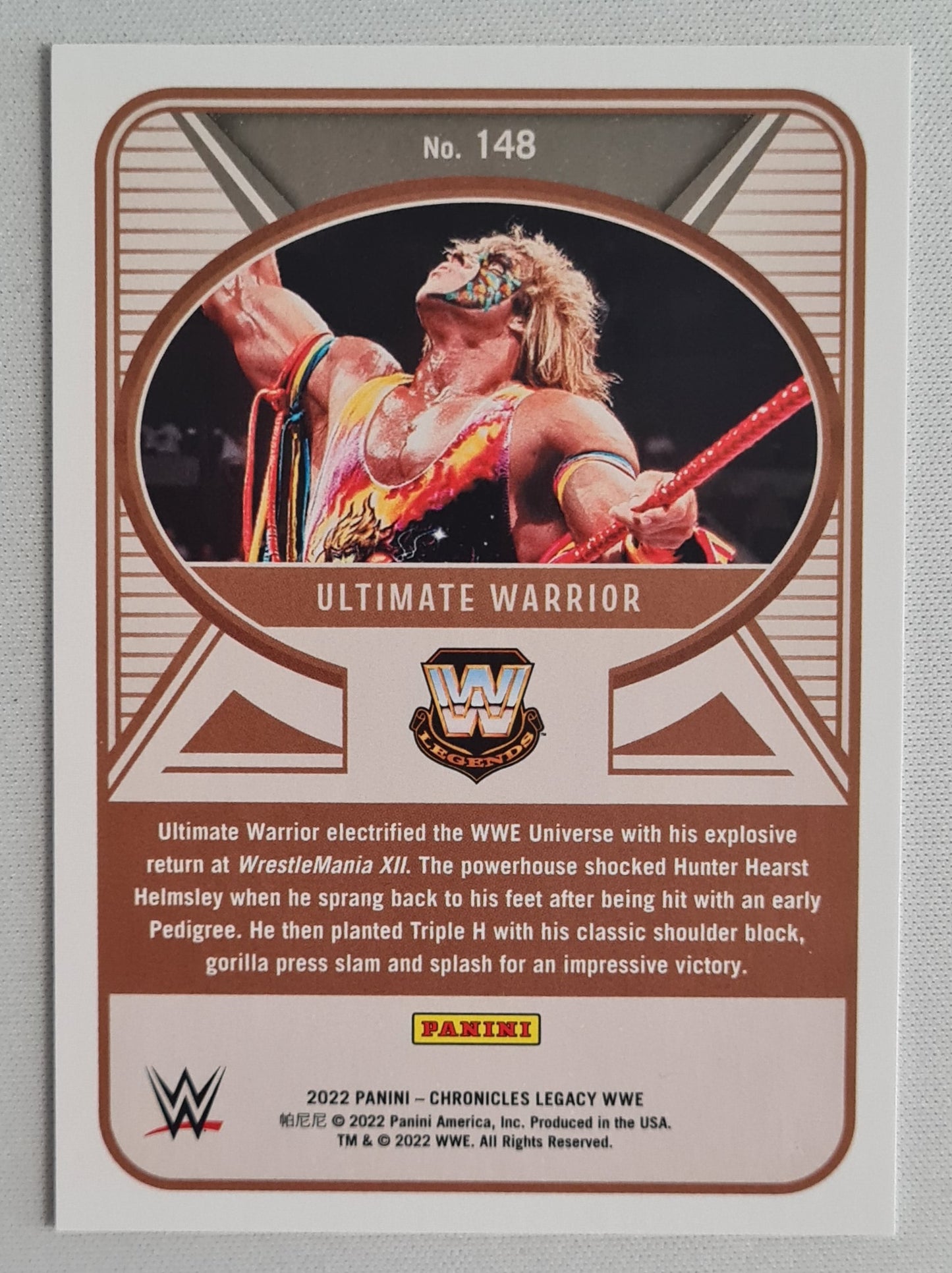Ultimate Warrior - 2022 Panini Chronicles Legacy WWE #148