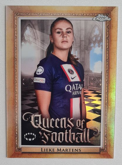 Lieke Martens - 2023 Topps Chrome Queen of Football #Q-10