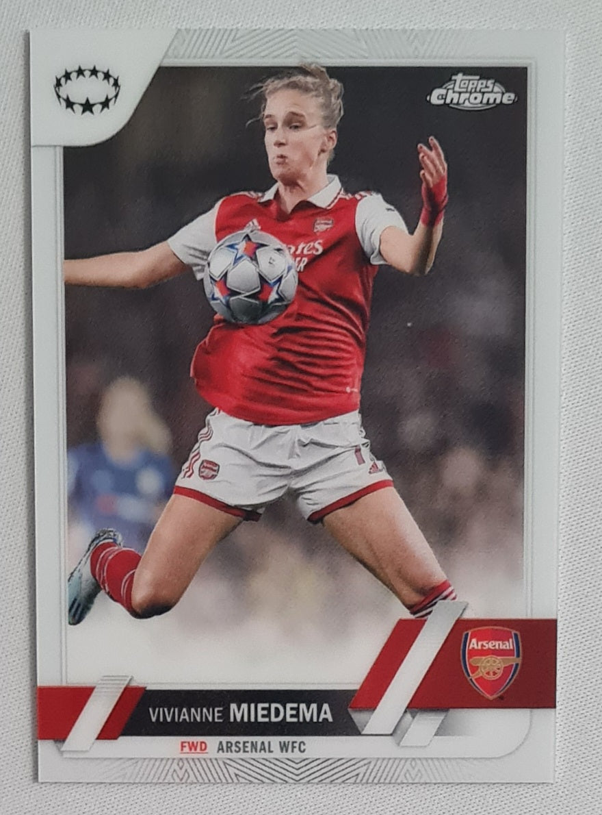 Vivianne Miedema - 2023 Topps Chrome Arsenal WFC (CL) #66