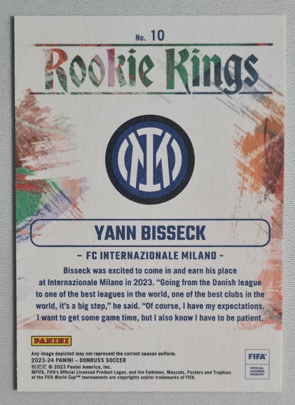 Yann Bisseck - 2023/24 Panini Donruss Soccer Rookie Kings - Inter #10