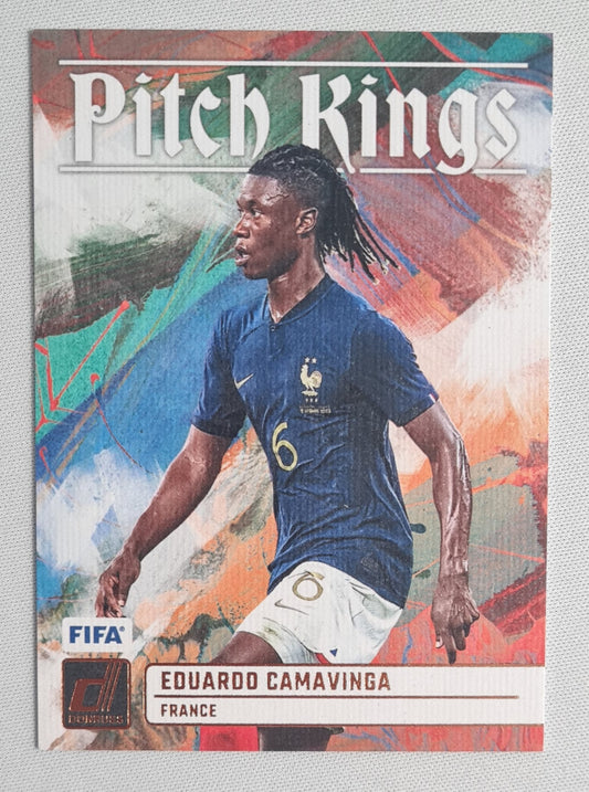Eduardo Camavinga - 2023/24 Panini Donruss Soccer Rookie Kings - FRANCE #18